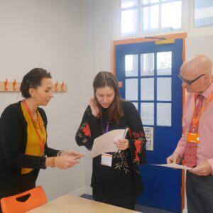 Zoe receives certificate from Modern Foreign Languages