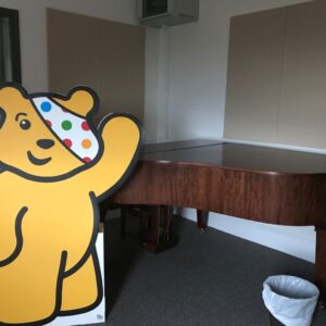 Pudsey giving us a wave in the Music department