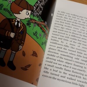 View of the inside of Reef's book