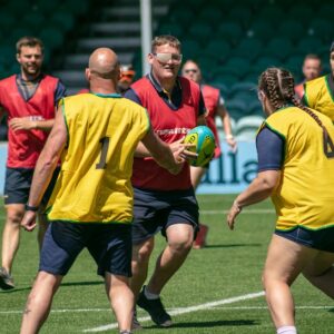 Action shot - possession of the ball!