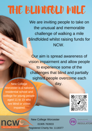poster for the blindfold mile