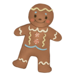 image of a gingerbread man