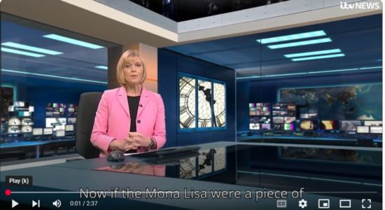 Photo of the News at 10 presenter on ITV