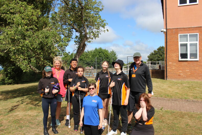 Group photo of students and staff