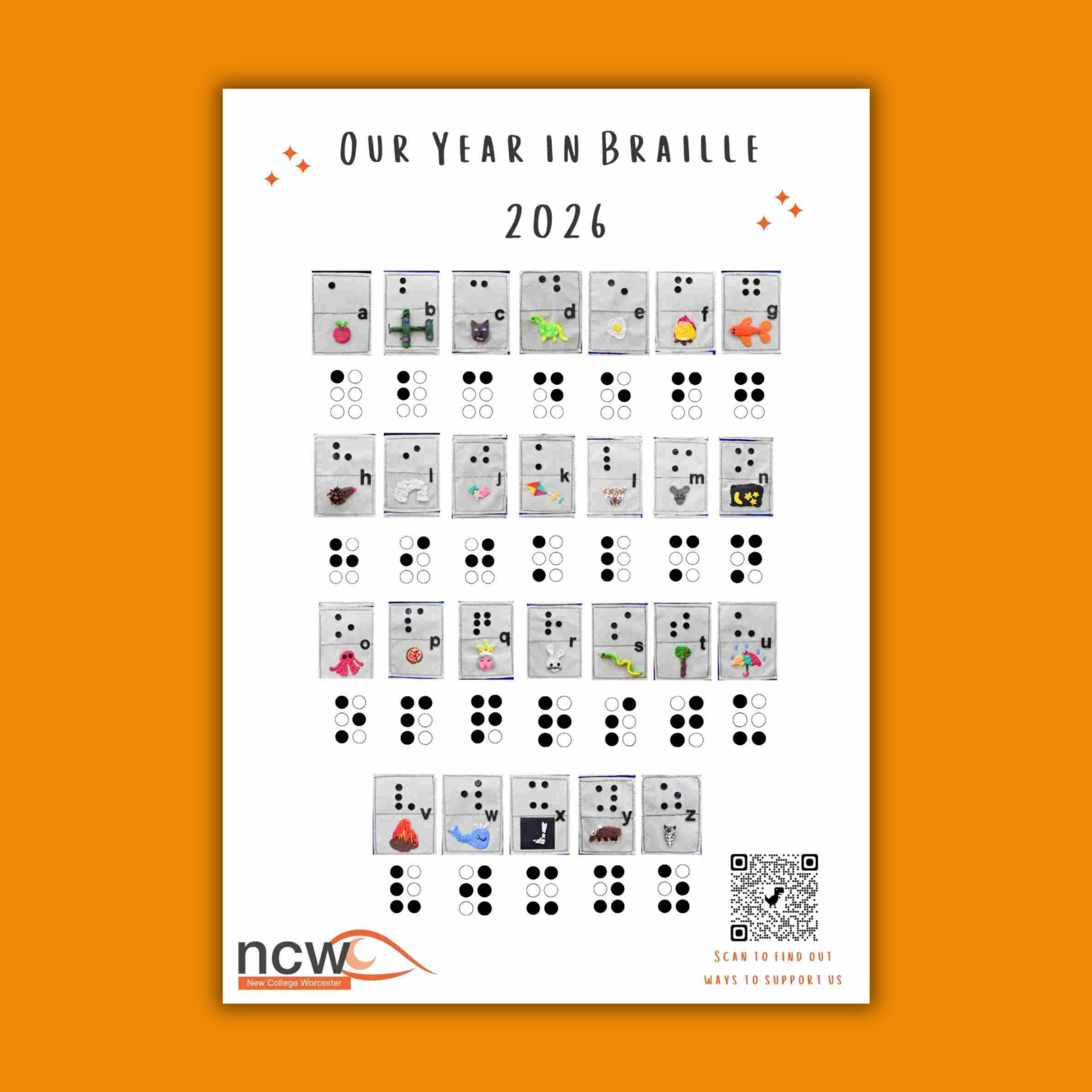NCW Braille Calendar mock up