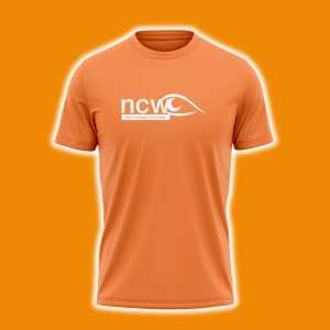 Orange NCW T-shirt Mock up