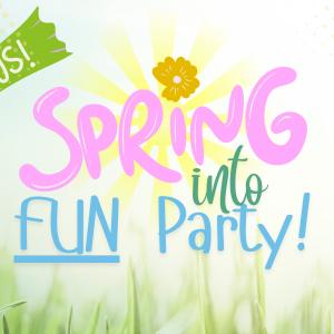 Promotional graphic for NCW’s “Spring into Fun Party.”